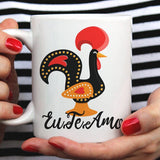 I Love You Mug  - Portuguese  Gift [For Him or Her - Makes A Fun Present]  Portugal - Eu Te Amo