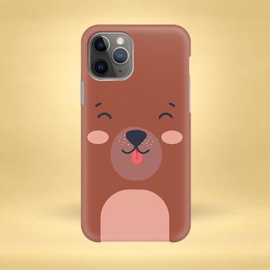 Kawaii Cute Bear iPhone Case - Multiple Case Sizes Available - Bear Lover iPhone Cover, Kawaii Bear iPhone Case