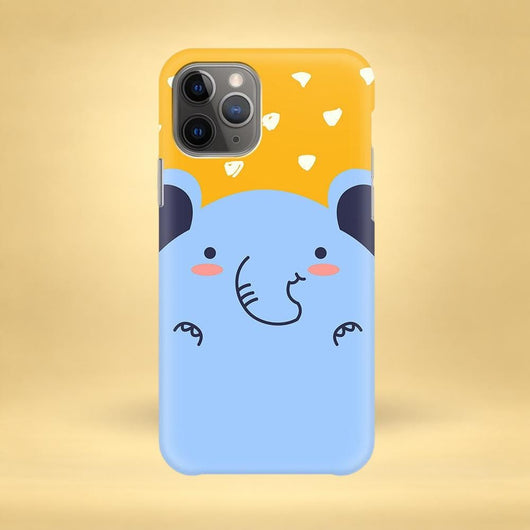 Kawaii Cute Elephant iPhone Case - Multiple Case Sizes Available - Cute Elephant iPhone Cover, iPhone Case