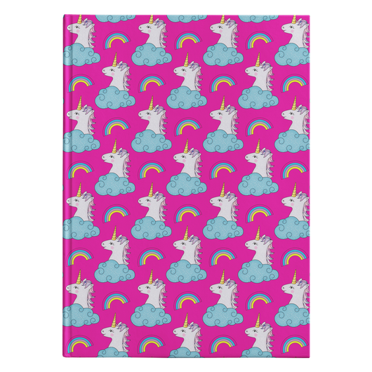 Hardcover Printed Pink Journal
