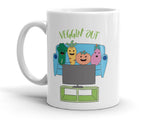 Free Shipping Worldwide  - Veggin' Out - Funny - Coffee Mug