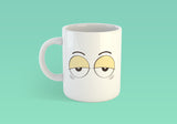 Free Shipping Worldwide - Set of Coffee Mug Eyes - Eye Roll & Tired Eyes [Gift Idea - Makes A Fun Present]