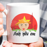 Free Shipping Worldwide - Vietnamese [Gift Idea For Him or Her - Makes A Fun Present] I Love You - Vietnam