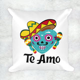 Te Amo Pillow - Say I Love You In Spanish - Cute Mexican Decorative Pillow 18x18 inches