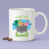 Free Shipping Worldwide  - Veggin' Out - Funny - Coffee Mug