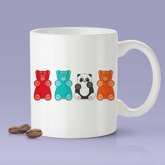 Free Worldwide Shipping - Funny Gummi Bear Panda Mug [Gift Idea - Makes A Fun Present]