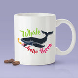 Whale Hello There Coffee Mug  [Gift Idea - Makes A Fun Present] Blue