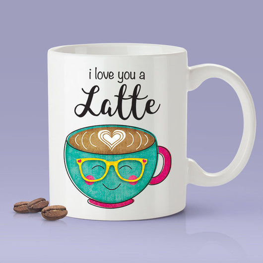 Free Shipping Worldwide - I Love You A Latte Lovers Mug - [Gift Idea For Him or Her - Makes A Fun Present] I Love You Coffee Mug