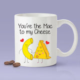 Free Shipping Worldwide - Mac Love Not War - Cute Macaroni Mg [Gift Idea - Makes A Fun Present] [For Him / For Her] Cute Mac and Cheese Mug