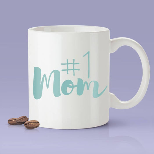 Free Worldwide Shipping - Mother's Day Mug - #1 Mom Mug  [For Her - Makes A Fun Mother's Day Present] I Love Mom Mug