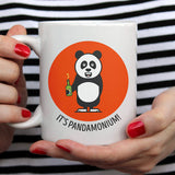 Free Shipping Worldwide -  It's Pandamonium Coffee Mug  [Gift Idea - Makes A Fun Present] Orange