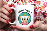 Free Shipping Worldwide  - Picture Pugfect - Cute Pug Dog Mug  [Gift Idea - Gift For Him or Her] Blue& Green