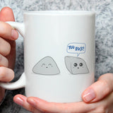 You Rock - Cute Funny Rock Mug [Gift Idea - Makes A Fun Present] [For Him / For Her] Funny Rock
