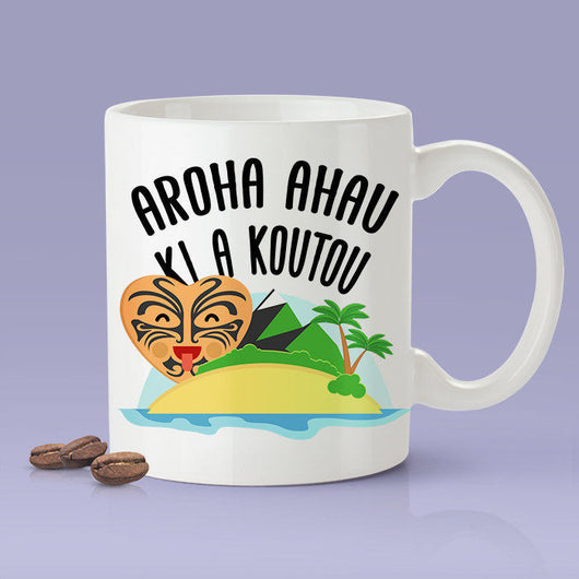 New Zealand - I Love You - Island Mug  [Gift Idea For Him or Her - Makes A Fun Present] I Love You