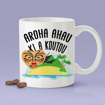 Free Shipping Worldwide  - New Zealand - I Love You - Island Mug  [Gift Idea For Him or Her - Makes A Fun Present] I Love You