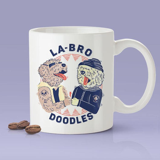 Labro Doodles [Gift Idea - Makes A Fun Present] [For Him / For Her] Cute Dog Coffee Mug