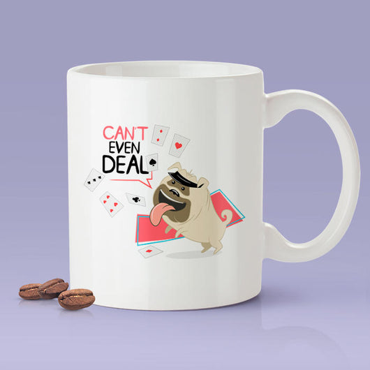 Free Worldwide Shipping - Can't Even Deal - Funny Bulldog Cardshark At Casino / Dealing Cards Dog [Gift Idea - Makes A Fun Present]