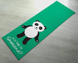 Is It Time For Savasana? Panda - Cute Panda Yoga Mat  - Practice Yoga In Style [Gift Idea / Fun Present] Exercise Mat