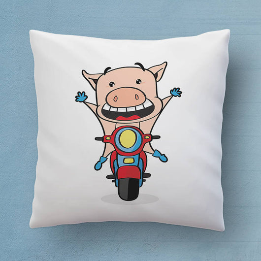Cute Pig Pillow - The Perfect Bedroom Pillow For Pig Lovers - Cute Decorative Pillow 18x18 inches