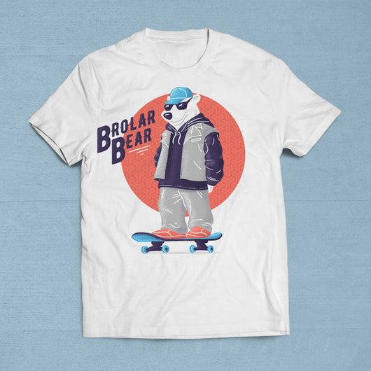 Free Shipping Worldwide - Brolar Bear T-Shirt [Gift Idea - Makes A Fun Present] [For Him/For Her] Unisex T-Shirt XS/Small/Medium/Large/XL