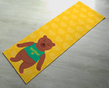 Free Shipping Worldwide - Yellow Spiritual AF  - Cute Bear Yoga Mat  - Practice Yoga In Style [Gift Idea / Fun Present] Exercise Mat