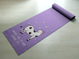 Moo-ve It Or Lose It  - Practice Yoga In Style [Gift Idea / Fun Present] Exercise Mat / Bitilasana