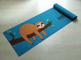 Just Hangin Out Sloth Yoga Mat - Cute Sloth Yoga Mat  - Practice Yoga In Style [Gift Idea / Fun Present] Exercise Mat