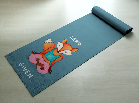 Free Shipping Worldwide - Colorful Yoga Mat - Zero Fox Given - Cute Animal Yoga Mat  [Fun Present]