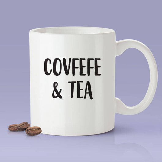 Free Shipping Worldwide  - Covfefe & Tea - Trump Twitter Joke Mug [Gift Idea - Makes A Fun Present] [For Him / For Her]