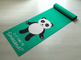 Is It Time For Savasana? Panda - Cute Panda Yoga Mat  - Practice Yoga In Style [Gift Idea / Fun Present] Exercise Mat