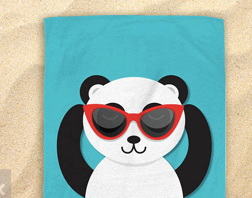 Sarah - Custom Panda Towel