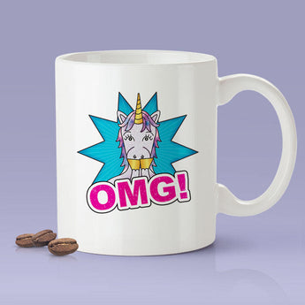 Free Shipping Worldwide - OMG - Oh My God Unicorn Coffee Mug -  Cute Gift Idea For Unicorn Lovers