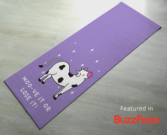 Free Shipping Worldwide - Thick yoga mats - Printed & Customized Yoga gifts for him/her [Best exercise mats]
