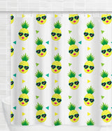 Free Shipping! Pineapple Shower Curtain [Gift Idea / Fun Present] Bathtub Curtain - Fruit Shower Curtain
