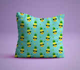 Free Shipping! Pineapple Pillow With Sunglasses- The Perfect Bedroom Pillow For Pineapple Lovers - Cute Decorative Pillow 18x18 inches
