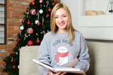 Feline Navidad Ugly Christmas Sweater Crewneck - Holiday Sweater [Gray]