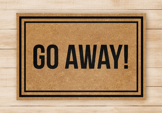 You May Enter Welcome Mat - Welcome Home Front Doormat - Beige Mat