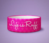 Dog Bowl - Life is Ruff - Puppy Present - Cute Printed Dog Pet Bowl