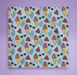 Summer Themed Dog Bed Pillow - Cute Dog Cushion For Your Favorite Pup