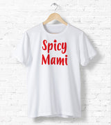 Spicy Mami, Hot Tamale Baby Giftset - Baby Onesie Hot Tamale, Spicy Mami Tee-Shirt Inspired by Cardi B "I Like It"