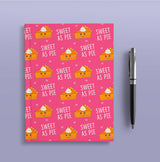 Pumpkin Pie Fall Journal - Hardcover Journal - Cute Dream Journal - Blank Lined Notebook - Fall Gifts