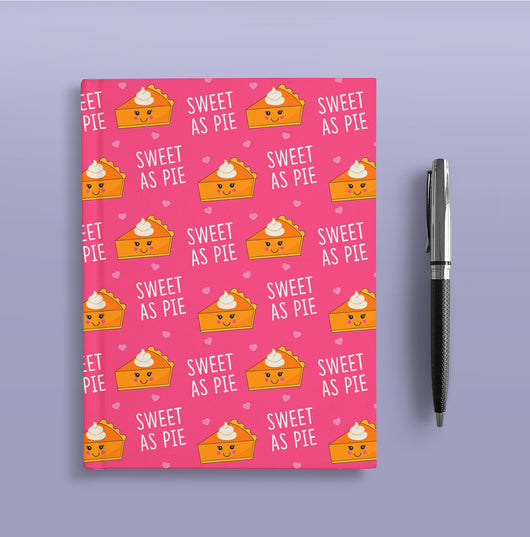 Pumpkin Pie Fall Journal - Hardcover Journal - Cute Dream Journal - Blank Lined Notebook - Fall Gifts
