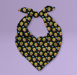 Triangle Cardi B Themed Pet Bandana - Dog Scarf or Cat Scarf - Cute Diamond and Cardi Print