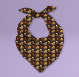Fall Themed Pumpkin Spice Pet Bandana Triangle -  Pumpkin Spice and Everything Nice - Cute Fashion For Your Favorite Dog or Cat