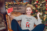 Dabbing Through The Snow Holiday Sweater -  Christmas Holiday Sweater - Ugly Sweater Party Design - Fun Christmas Sweater - Dabbing Santa