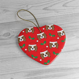 King Charles Spaniel Ornament -  Christmas Tree Ceramic Ornaments - King Charles Spaniel Dog Ornament