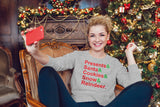 Presents and Santa and Cookies and Snow and Reindeer -  Christmas Holiday Sweater - Ugly Sweater Party Design
