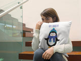 Oy Baby! It's Cold Outside  - Hanukkah Pillow - White Holiday Pillow - Cute Holiday Pillow - Great Hanukkah Gift