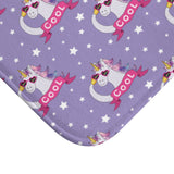 Purple Unicorn AntiSlip Bathmat - Printed Bathmat With Unicorn Pattern