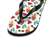 Summer Themed FlipFlops  Ice Cream  Sunglasses Thongs